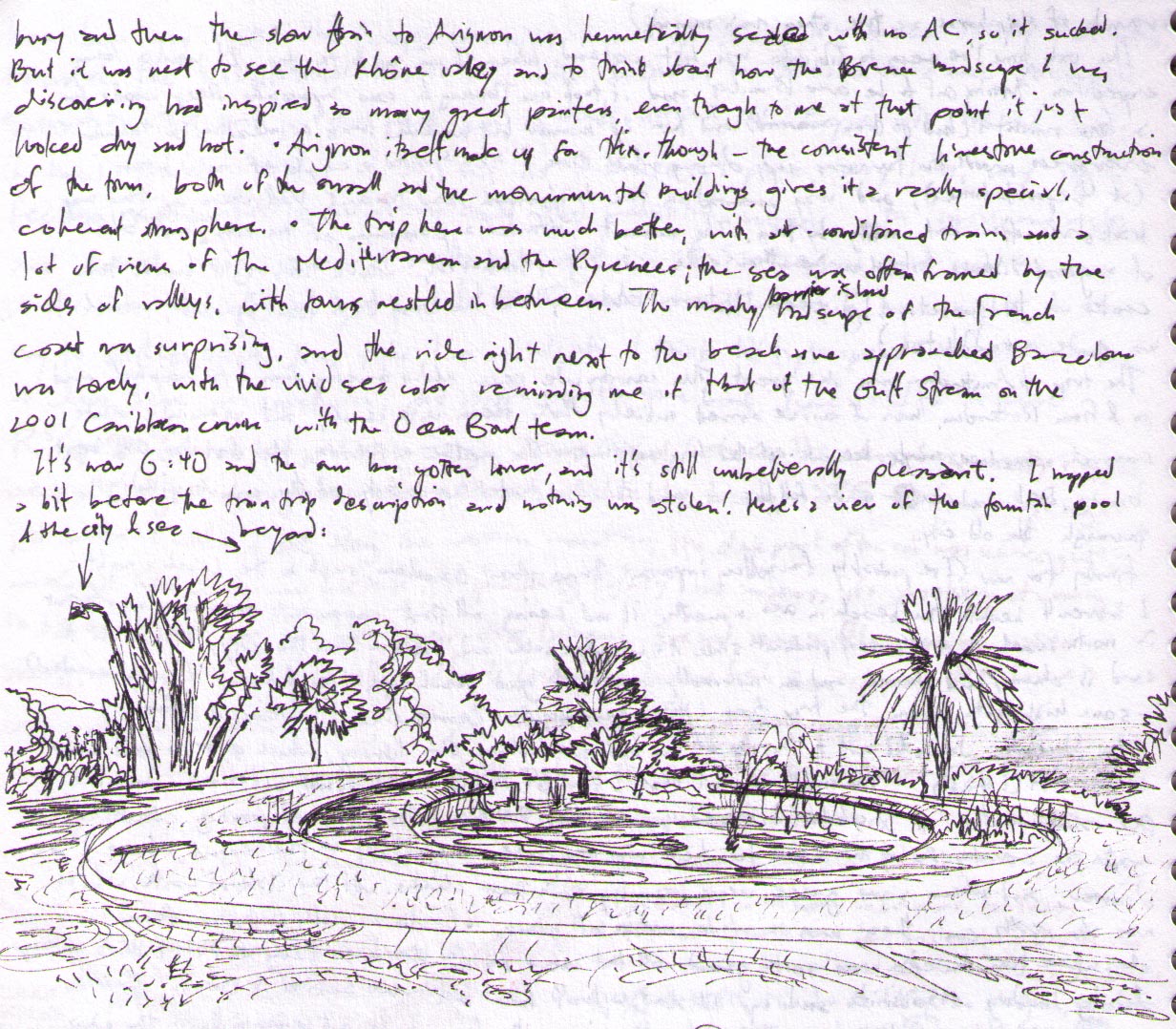 Large scan of nature journal page 13.