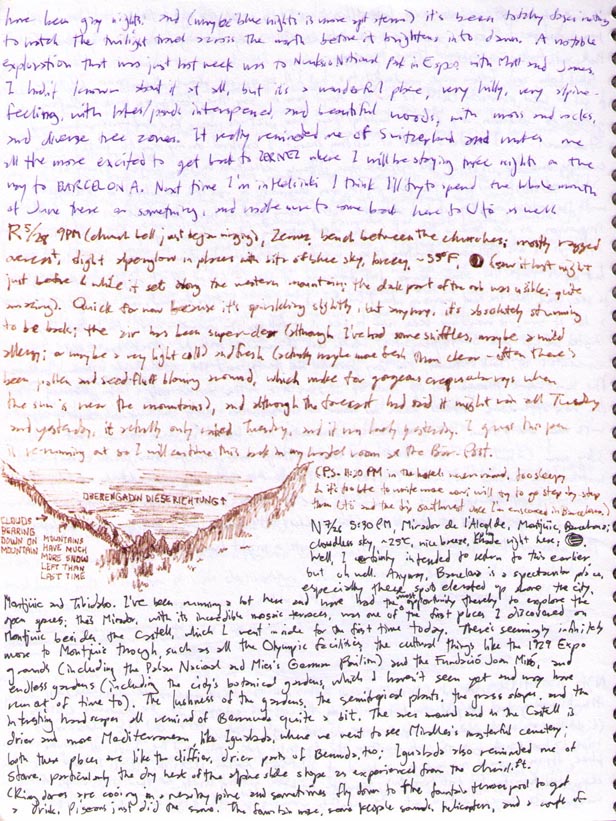 Small scan of nature journal page 11.