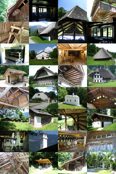 lots of pictures of buildings