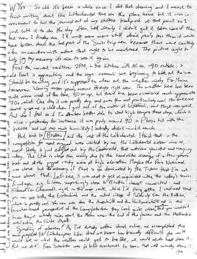 Nature journal page 12